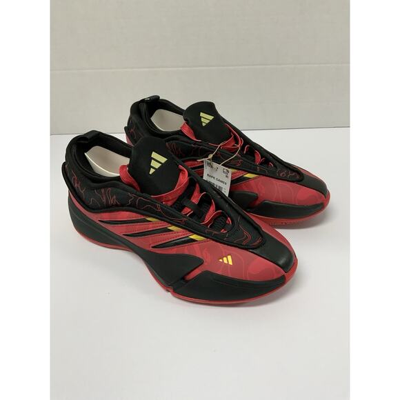 Adidas BAPE x Dame 9 Black Scarlet IH0786 Size 7 Red Black Basketball Sneakers